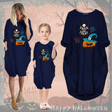 Family Matching Parent-child Autumn Halloween Mother-daughter Dress