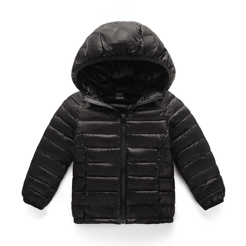 Kid Baby Boy Girl Down Cotton-padded Lightweight Jacket Coats