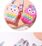 Kid Rat Killing Silicone Cute Cartoon Dew Zero Purse Bag