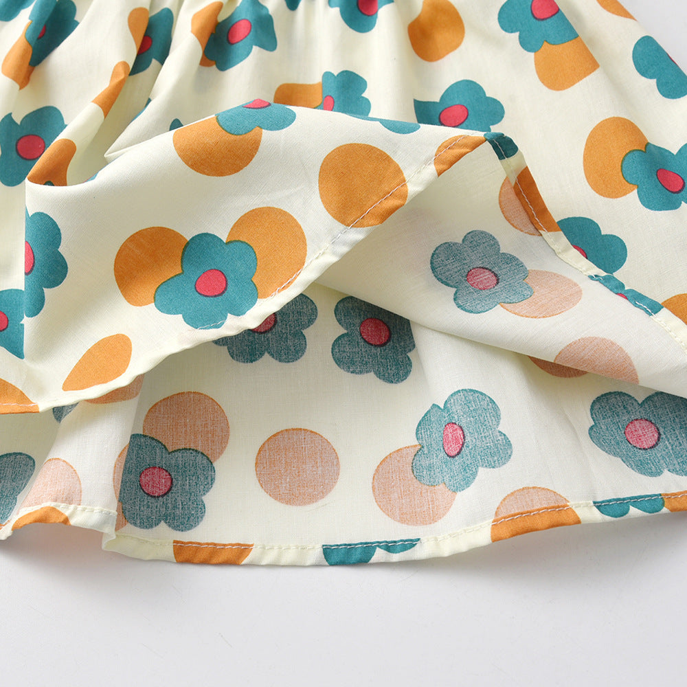 Kids Baby Floral Brother and Sister Family Matching Outfits 2 Pcs