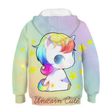 Kid Girls Boy Unicorn Hoodies Cartoon Sweatshirt Casual Pullover