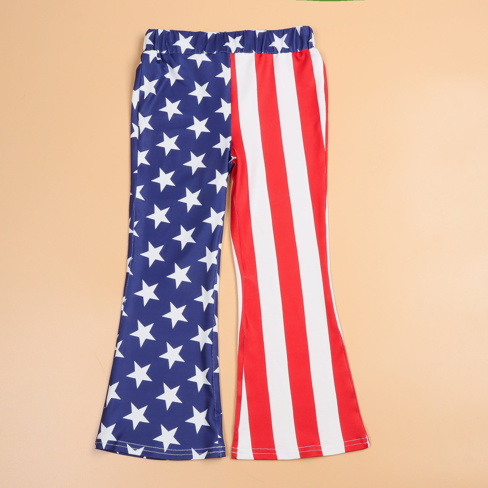Family Matching Mother Daughter Flared Pants Independent Day Bottoms