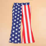 Family Matching Mother Daughter Flared Pants Independent Day Bottoms