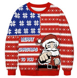 Kid 3D Printed Round Neck Christmas Fashion Hoodie