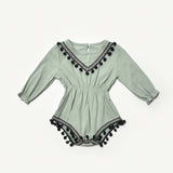Family Matching Parent-child Long-sleeved Lace Female Dress