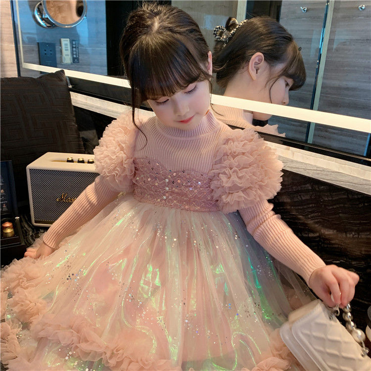Kid Baby Ins Autumn Winter Princess Fashionable Dress