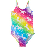 Kid Girls One-piece Swimsuit Mermaid Bathing Beach Swimwear