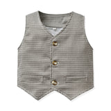 Kid Baby Boys Suit British Handsome 3 Pcs Sets