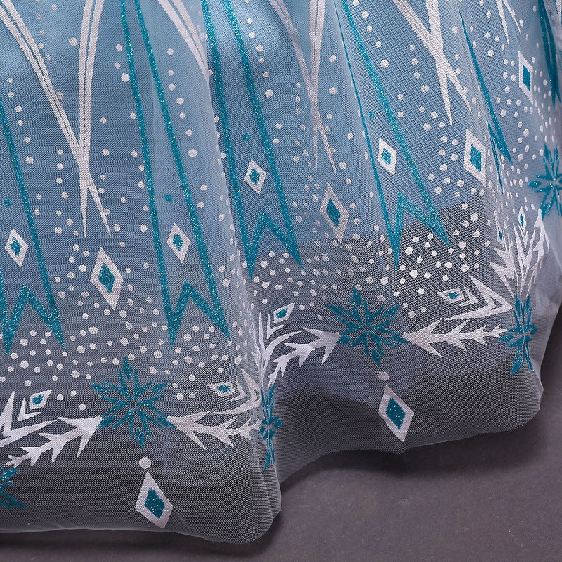 Kid Girl Princess New Frozen Esha Short Sleeve Esha Dresses