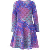 Kid Baby Girl Princess Mermaid Animal Unicorn Dress