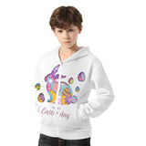 Kid Boy Girl Easter 3D Printed Hoodies Zipper Coats