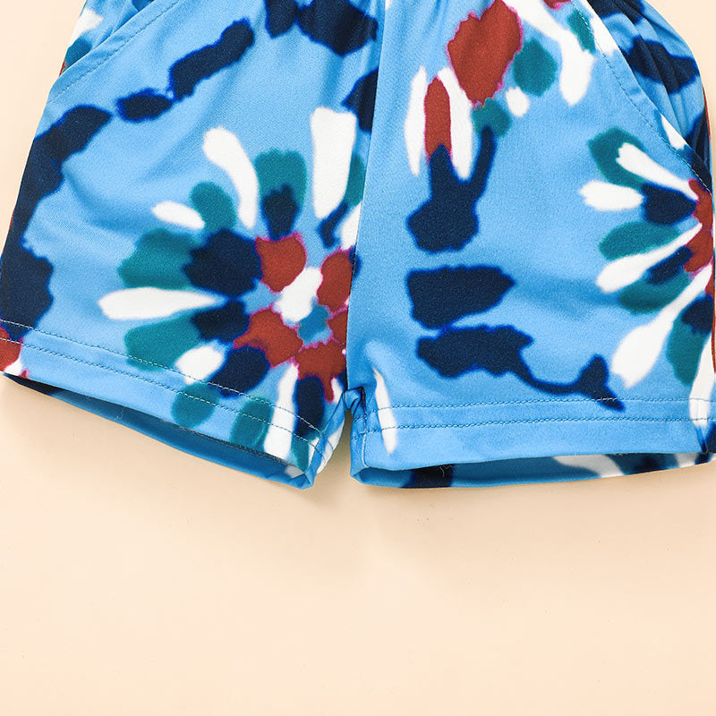 Baby Boy Short-sleeved Triangle Harbin Summer Cool Swimsuit