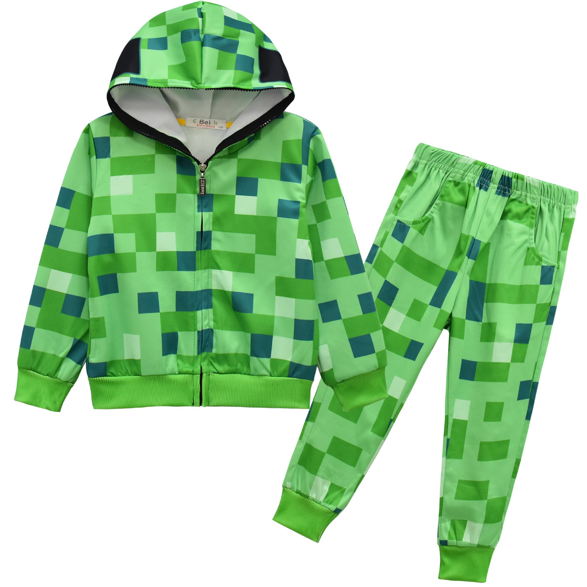 Kids Boy Fall Long-sleeved Suit My World 2 Pcs Sets
