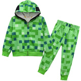 Kids Boy Fall Long-sleeved Suit My World 2 Pcs Sets