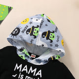 6M-4T Toddler Baby Pumpkin Print Halloween 2 Pcs Sets