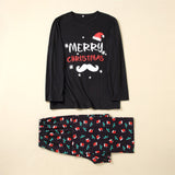 Family Matching Christmas Printed Christmas Letter Parent-child Pajamas