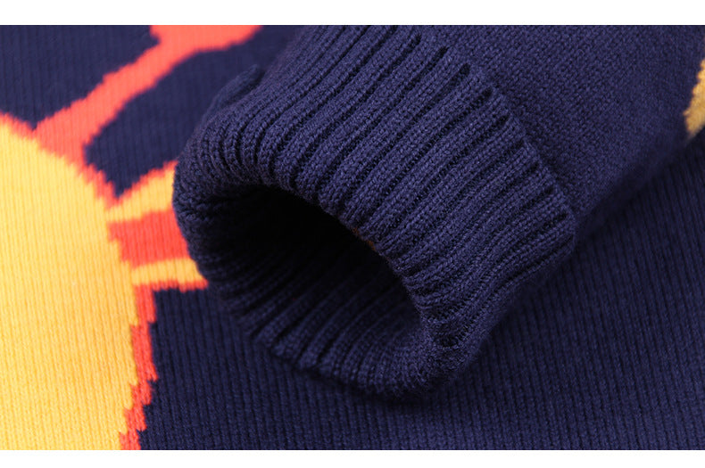 Kid Boy Knitwear Cartoon Cute Fashionable Warm Sweater
