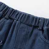 Kid Baby Girl Summer Plain Letter Ripped Flared 3 Pcs Sets