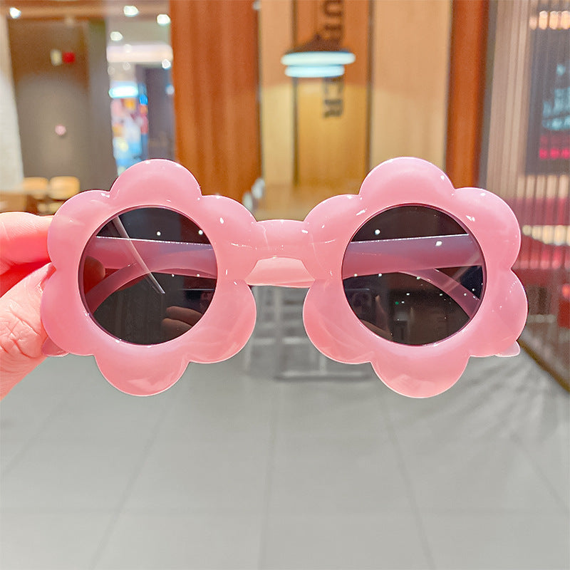 Kid Girl Sunglasses Cute Sunblock Polarizing Tide Cartoon Glasses