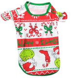 Family Matching Strange Letters Christmas Parent-child Printed Pajama