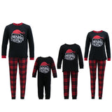 Family Plaid Cotton Parent-child Christmas Home Pajama Set
