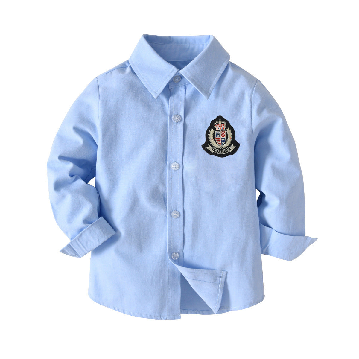 Kid Baby Boy Suit Badge Long Sleeve Suspenders Gentleman 4 Pcs Sets