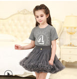 Kid Baby Girl Princess Convex Super Fluffy Mesh Skirts