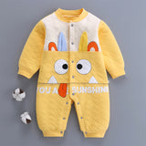 Baby Girl Boy One-piece Autumn Winter Cotton Warm Romper