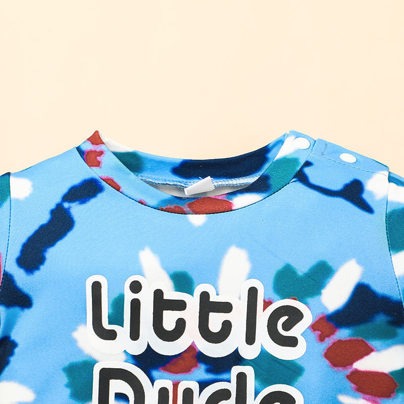 Baby Boy Short-sleeved Triangle Harbin Summer Cool Swimsuit