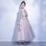 Kid Girl Princess Show Piano Performance Host Dress