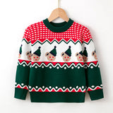 Kid Baby Boy Girl Christmas Cartoon Bottoming Pullover Sweater