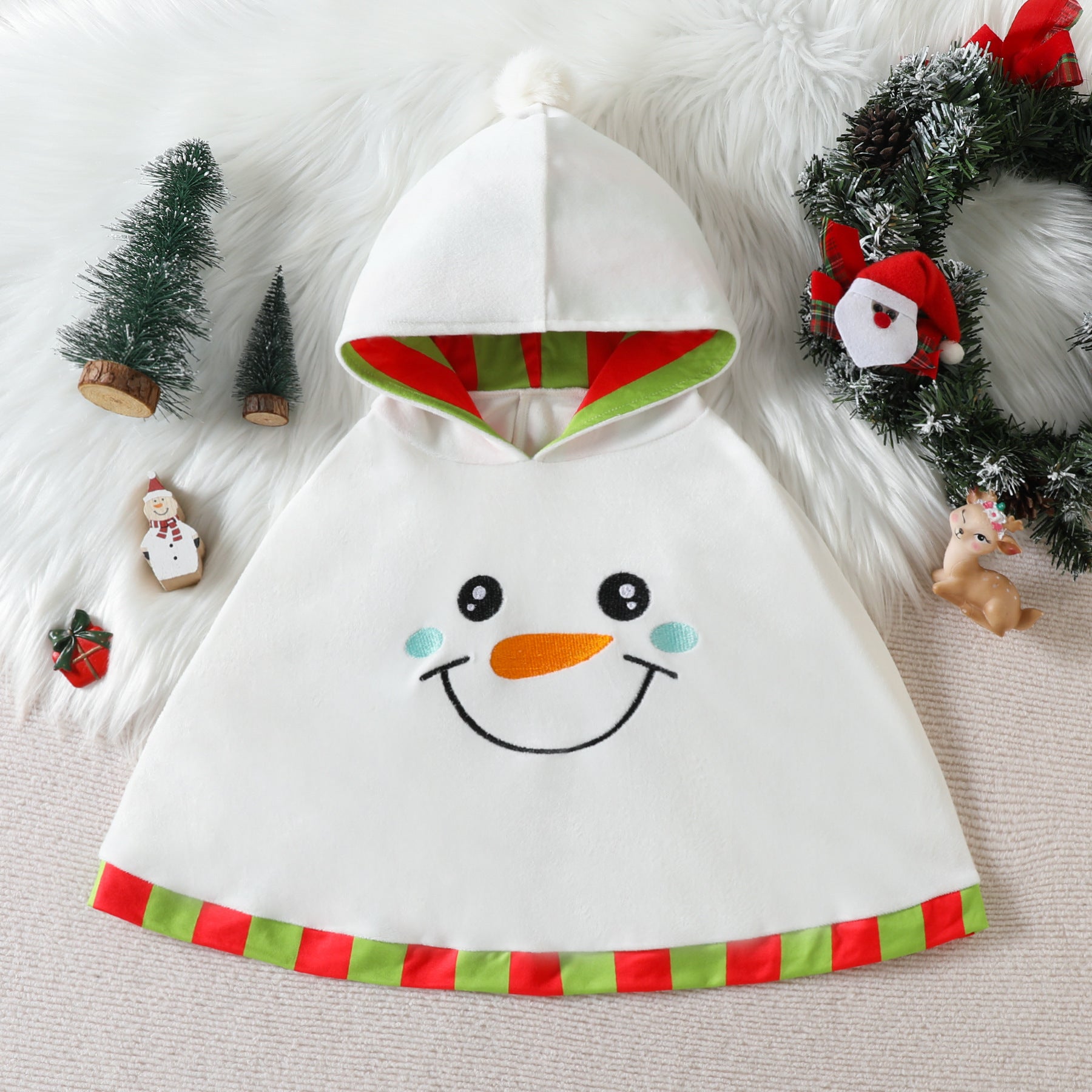 Kid Baby Girl Boys Christmas Santa Claus Elk Snow Coats