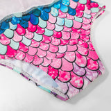 Kid Baby Girls Swimsuit One-piece Princess Mermaid Swimwear