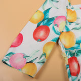Family Matching Mother-daughter Lovely Print Summer Holiday Dresses