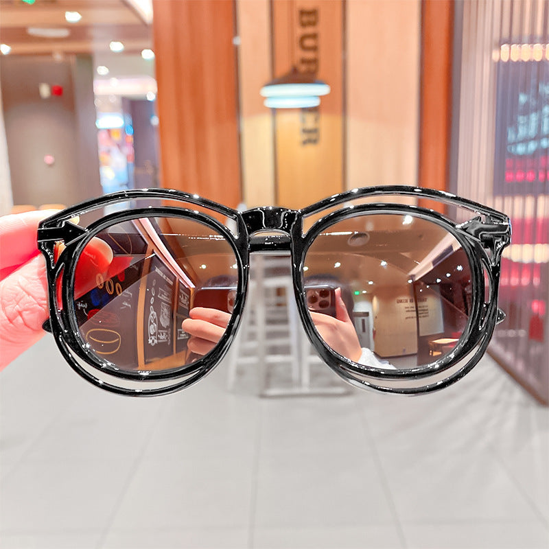 Kid Girl Sunglasses Cute Sunblock Polarizing Tide Cartoon Glasses