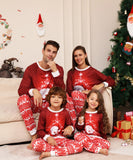 Family Cartoon Snowman Deer Christmas Parent-child Homewear Pajamas