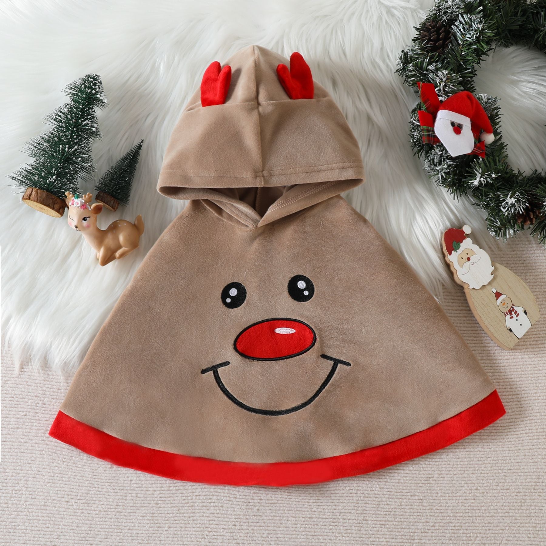 Kid Baby Girl Boys Christmas Santa Claus Elk Snow Coats