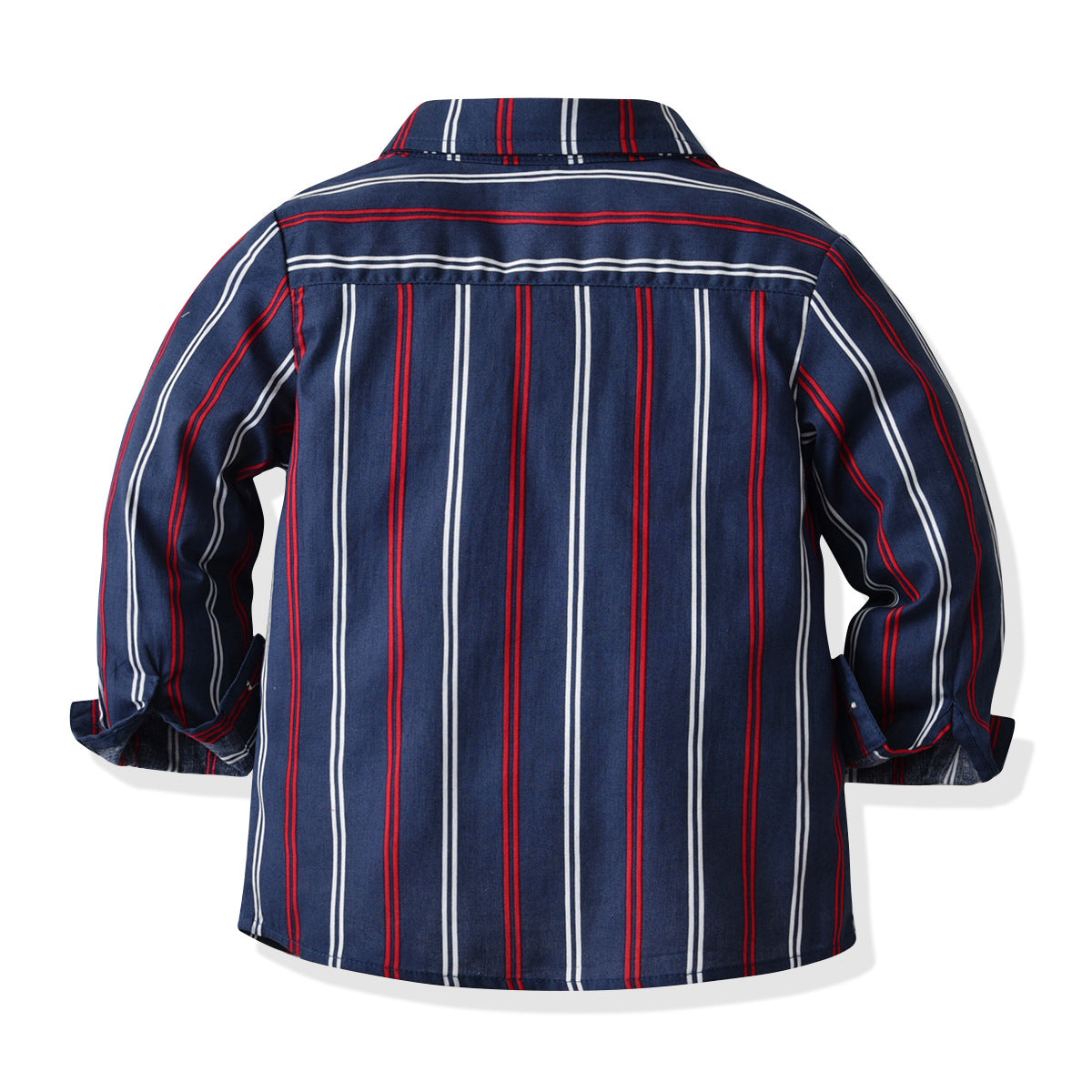 Kid Baby Boy Suit Striped Long Sleeve Cardigan Gentleman 4 Pcs Sets
