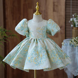 Kid Baby Girl Princess Birthday Pompous Piano Performance Dresses