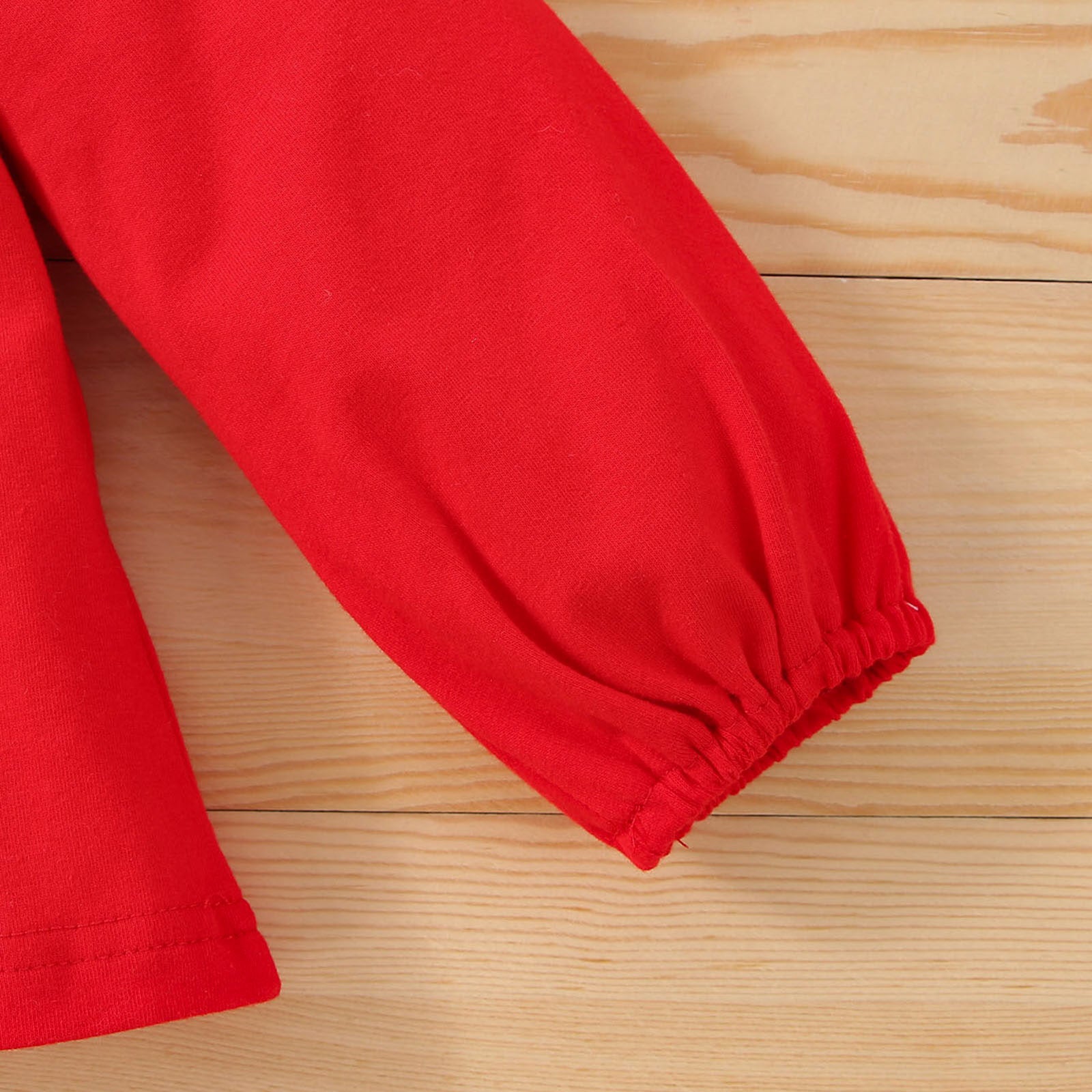 Toddler Baby Girl  Valentine's Day Red Heart 2 Pcs Sets