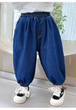 Kid Baby Girls Denim Bloomers Chic Fashion Spring Pants