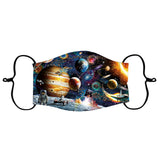 Kid Dinosaur Star Cotton Washable Pluggable Filter Cotton Fashionable 3D Mask
