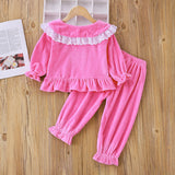 Kid Baby Girl Sleepwear Long Sleeve Homewear Nightgown Pajamas