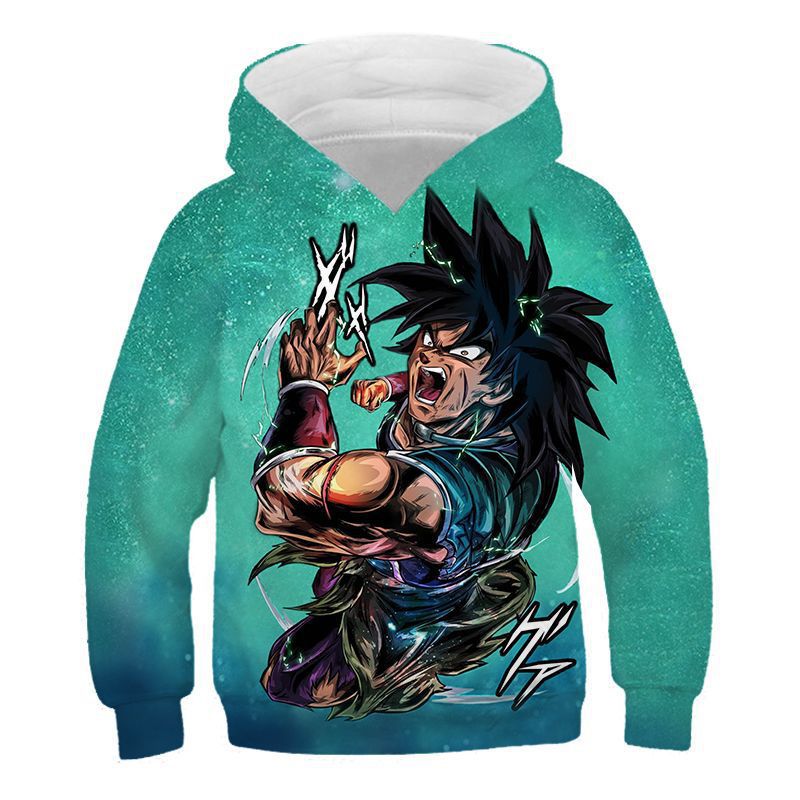 Super Kid Boy Dragon Ball Long Sleeve Hoodie