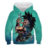 Super Kid Boy Dragon Ball Long Sleeve Hoodie