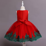 Kid Baby Girl Princess Sequins Sleeveless Flower Wedding Christmas Dresses
