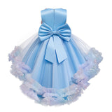Kid Girl Princess Drag Party Birthday Cake Mesh Dresses
