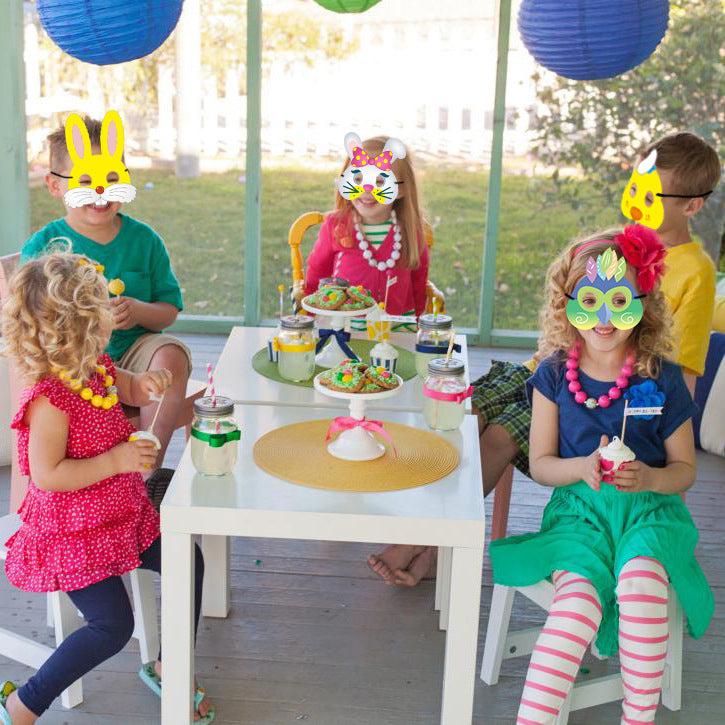 Easter Kids Masks 18 Sets Campaign Egg Hunt Parade Creative Gifts