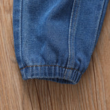 Spring Autumn Kids Baby Boys Trousers Jeans Casual Loose Denim Pants