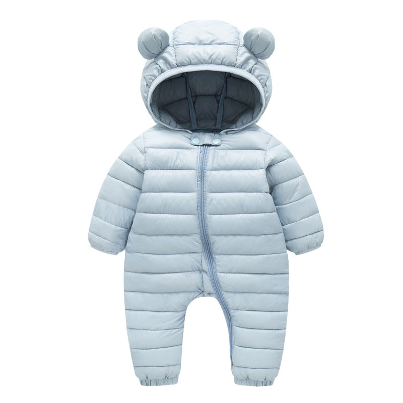 Baby Girl Boy Light Down Crawling Newborns One Piece Cotton Padded Rompers